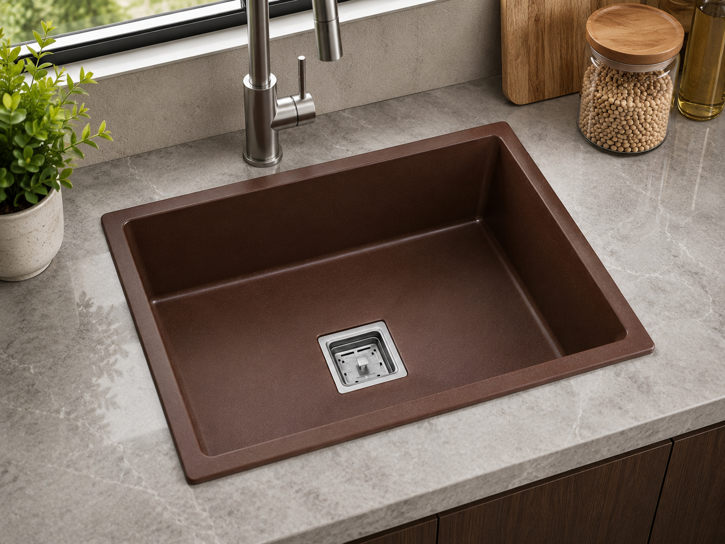 Quartz Sink Single Bowl