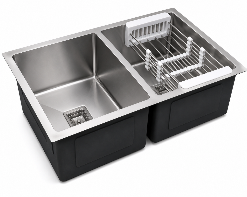 Handmade Double Bowl Kitchen Sink