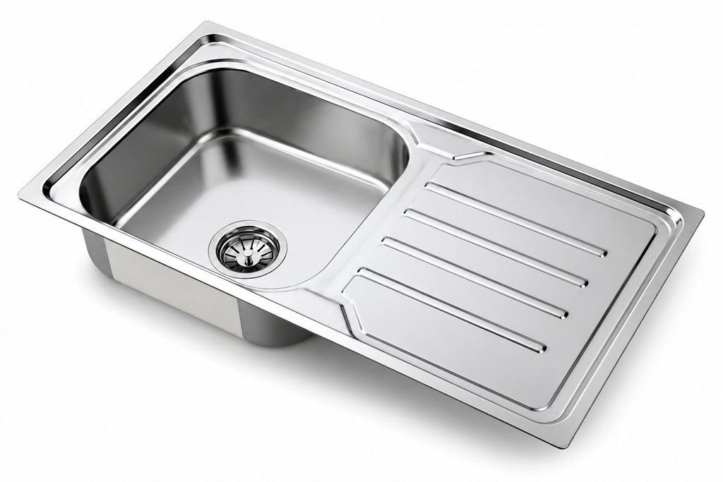 Kitchen Sink Single bowl with drain board