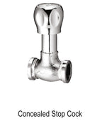 C.P Brass Concealed Stop Cock 15mm